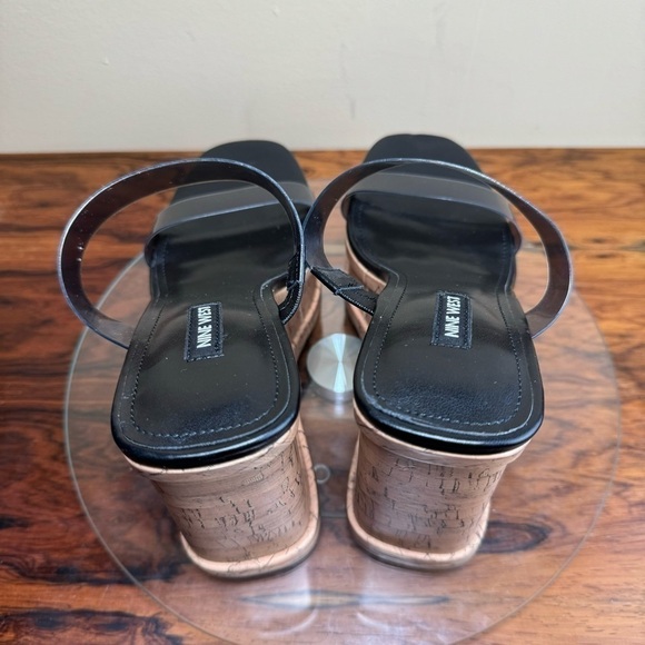 Nine West Rapps Platform Wedge Sandal - smoke black - Picture 9 of 15